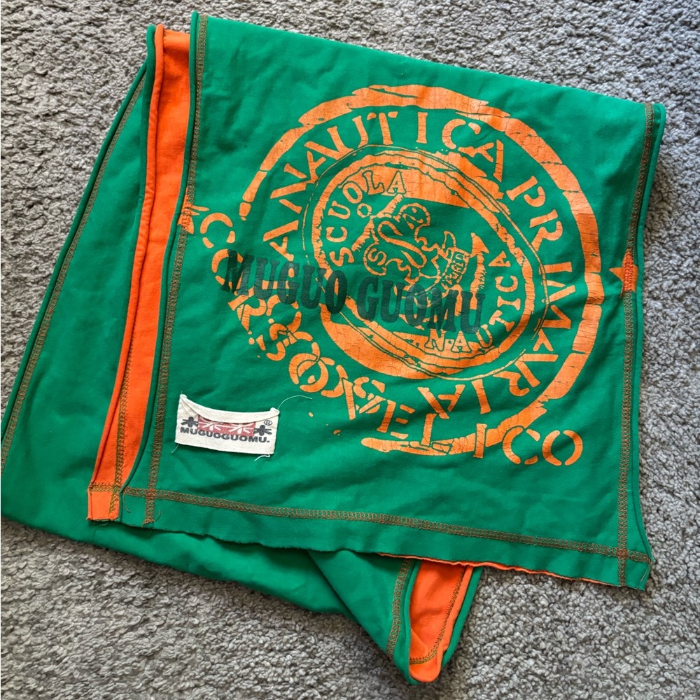 Nautica Green and Orange Towel